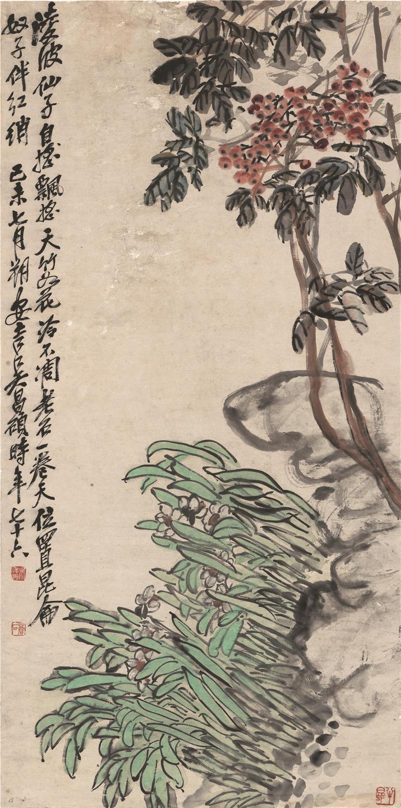 吴昌硕作品-吴昌硕图片检索-第壹印像
